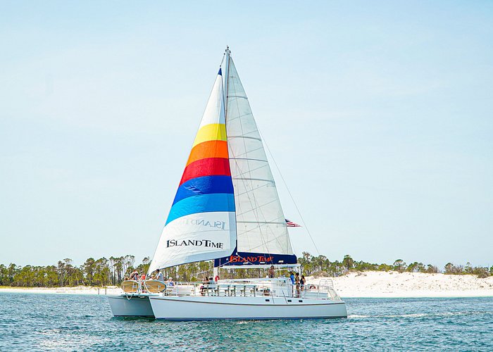 Shell Island Snorkel and Dolphin Catamaran Cruise with Island Time